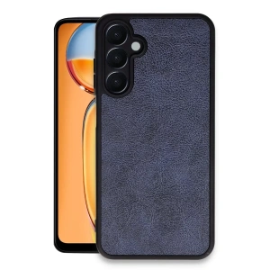 Samsung Galaxy A05S Kılıf Aras Deri Kapak - Lacivert