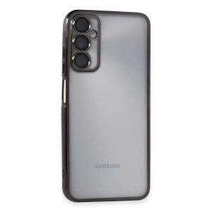 Samsung Galaxy A05S Kılıf Lensli Silikon - Siyah