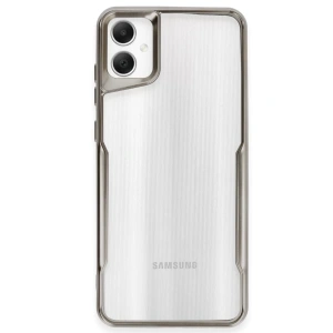 Samsung Galaxy A06 Kılıf Boyi Silikon Kapak - Titan Gri