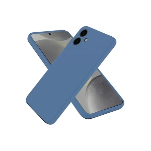 Samsung Galaxy A06 Kılıf First Silikon - Mavi