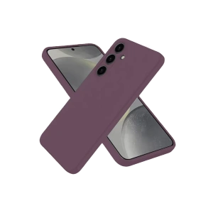 Samsung Galaxy A06 Kılıf First Silikon - Mürdüm