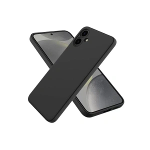 Samsung Galaxy A06 Kılıf First Silikon - Siyah