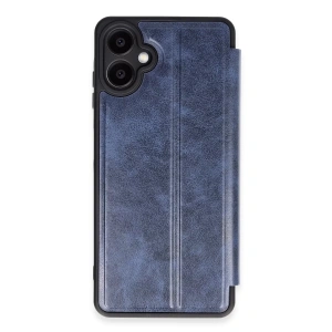 Samsung Galaxy A06 Kılıf Flip Cover - Lacivert