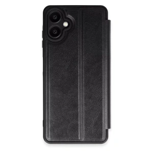 Samsung Galaxy A06 Kılıf Flip Cover - Siyah