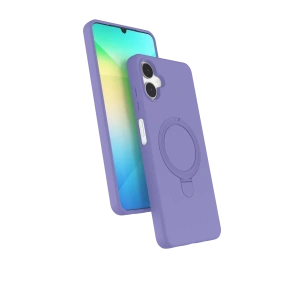 Samsung Galaxy A06 Regal Magsafe Standlı Kapak - Lila