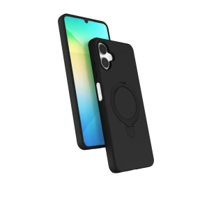 Samsung Galaxy A06 Regal Magsafe Standlı Kapak - Siyah