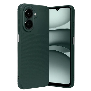 Samsung Galaxy A07 4G Auto Focus Karbon Kapak - Koyu Yeşil