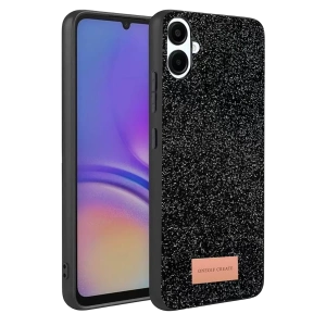 Samsung Galaxy A07 4G Bright Simli Kapak - Siyah