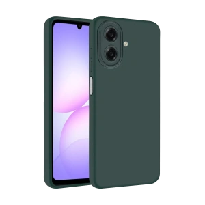 Samsung Galaxy A07 4G First Silikon - Koyu Yeşil