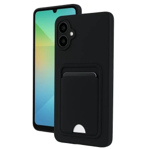 Samsung Galaxy A07 4G Kelvin Kartvizitli Silikon - Siyah