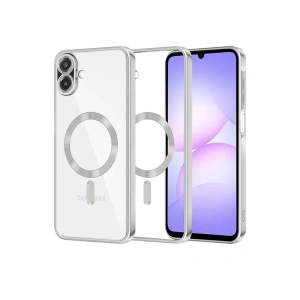 Samsung Galaxy A07 4G Kross Magneticsafe Kapak - Gümüş