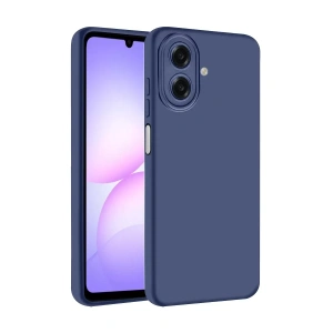 Samsung Galaxy A07 4G Nano içi Kadife Silikon - Lacivert
