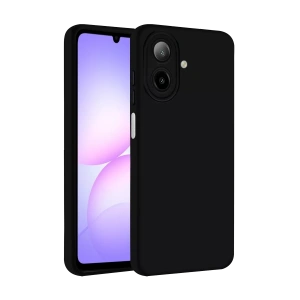 Samsung Galaxy A07 4G Nano içi Kadife Silikon - Siyah