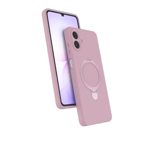 Samsung Galaxy A07 4G Regal Magsafe Standlı Kapak - Açık Pembe