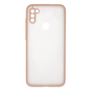 Samsung Galaxy A11 Kılıf Montreal Silikon Kapak - Pembe