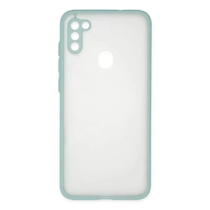 Samsung Galaxy A11 Kılıf Montreal Silikon Kapak - Turkuaz