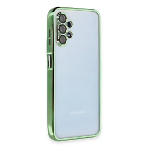 Samsung Galaxy A13 4G Kılıf Lensli Silikon - Yeşil