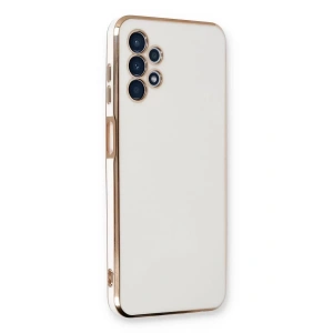 Samsung Galaxy A13 4G Kılıf Volet Silikon - Beyaz