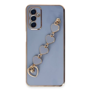 Samsung Galaxy A14 4G Kılıf Esila Silikon - Gri