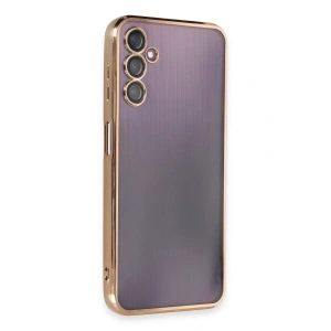 Samsung Galaxy A14 4G Kılıf Lensli Silikon - Gold