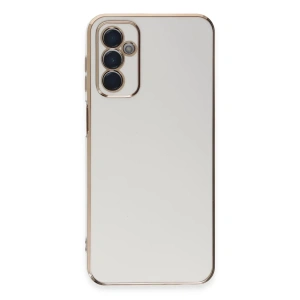 Samsung Galaxy A14 4G Kılıf Volet Silikon - Beyaz