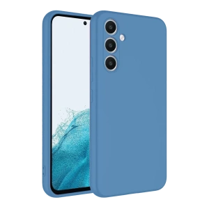 Samsung Galaxy A16 5G Kılıf First Silikon - Mavi