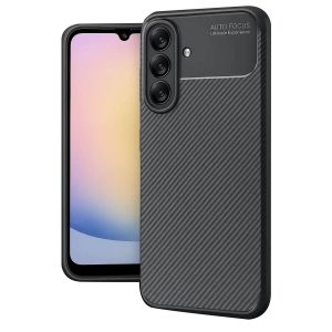 Samsung Galaxy A17 5G Auto Focus Karbon Kapak - Siyah