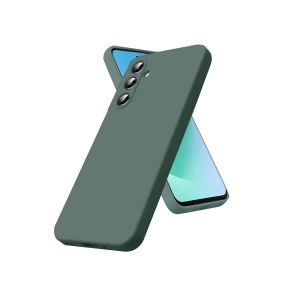 Samsung Galaxy A17 5G First Silikon - Koyu Yeşil