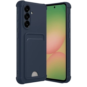 Samsung Galaxy A17 5G Kelvin Kartvizitli Silikon - Lacivert