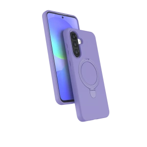 Samsung Galaxy A17 5G Regal Magsafe Standlı Kapak - Lila