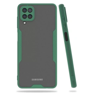 Samsung Galaxy A22 Kılıf Platin Silikon - Yeşil