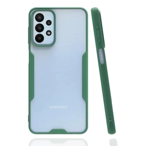 Samsung Galaxy A23 4G Kılıf Platin Silikon - Yeşil
