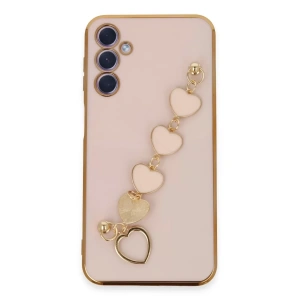 Samsung Galaxy A24 4G Kılıf Esila Silikon - Pudra