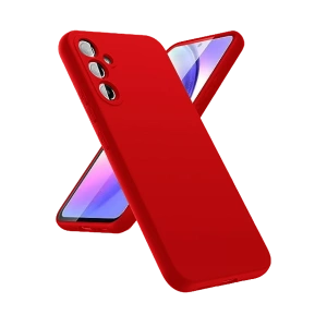 Samsung Galaxy A24 4G Kılıf First Silikon - Kırmızı