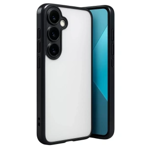Samsung Galaxy A24 4G Prime Kılıf Lensli Silikon - Siyah