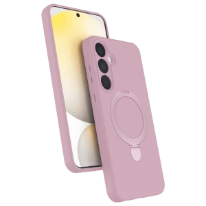 Samsung Galaxy A25 5G Regal Magsafe Standlı Kapak - Açık Pembe