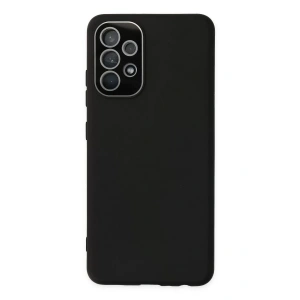 Samsung Galaxy A33 5G Kılıf Lansman Glass Kapak - Siyah