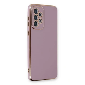 Samsung Galaxy A33 5G Kılıf Volet Silikon - Mor