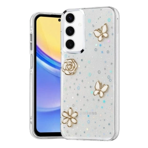 Samsung Galaxy A35 5G Fiyonk Desenli Kapak - Desen 10