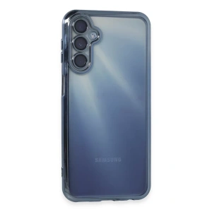 Samsung Galaxy A35 5G Kılıf Lensli Silikon - Açık Mavi