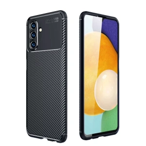 Samsung Galaxy A36 Kılıf Auto Focus Karbon Kapak - Siyah