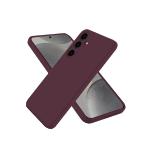 Samsung Galaxy A36 Kılıf First Silikon - Mürdüm