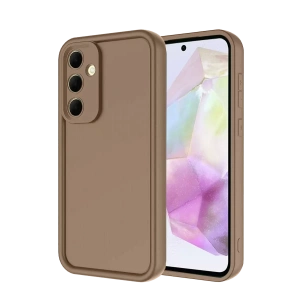 Samsung Galaxy A36 Kılıf Viera Silikon - Kahverengi