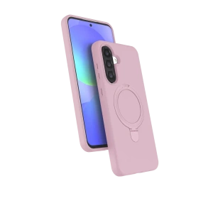 Samsung Galaxy A36 Regal Magsafe Standlı Kapak - Açık Pembe