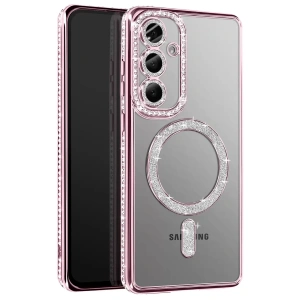 Samsung Galaxy A37 5G Joke Simli Magneticsafe Kılıf - Pembe