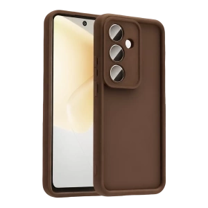 Samsung Galaxy A37 5G Viera Silikon - Kahverengi