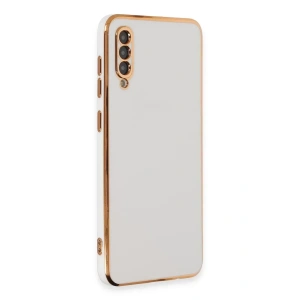Samsung Galaxy A50 Kılıf Volet Silikon - Beyaz