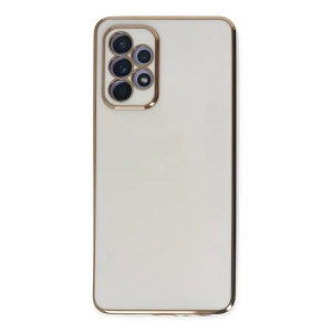Samsung Galaxy A52 Kılıf Volet Silikon - Beyaz