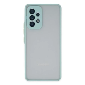Samsung Galaxy A53 5G Kılıf Montreal Silikon Kapak - Turkuaz