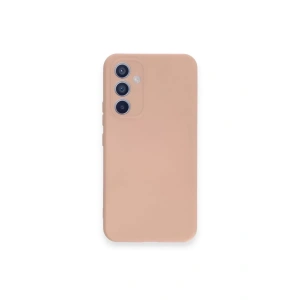Samsung Galaxy A54 5G Kılıf Nano içi Kadife Silikon - Pudra